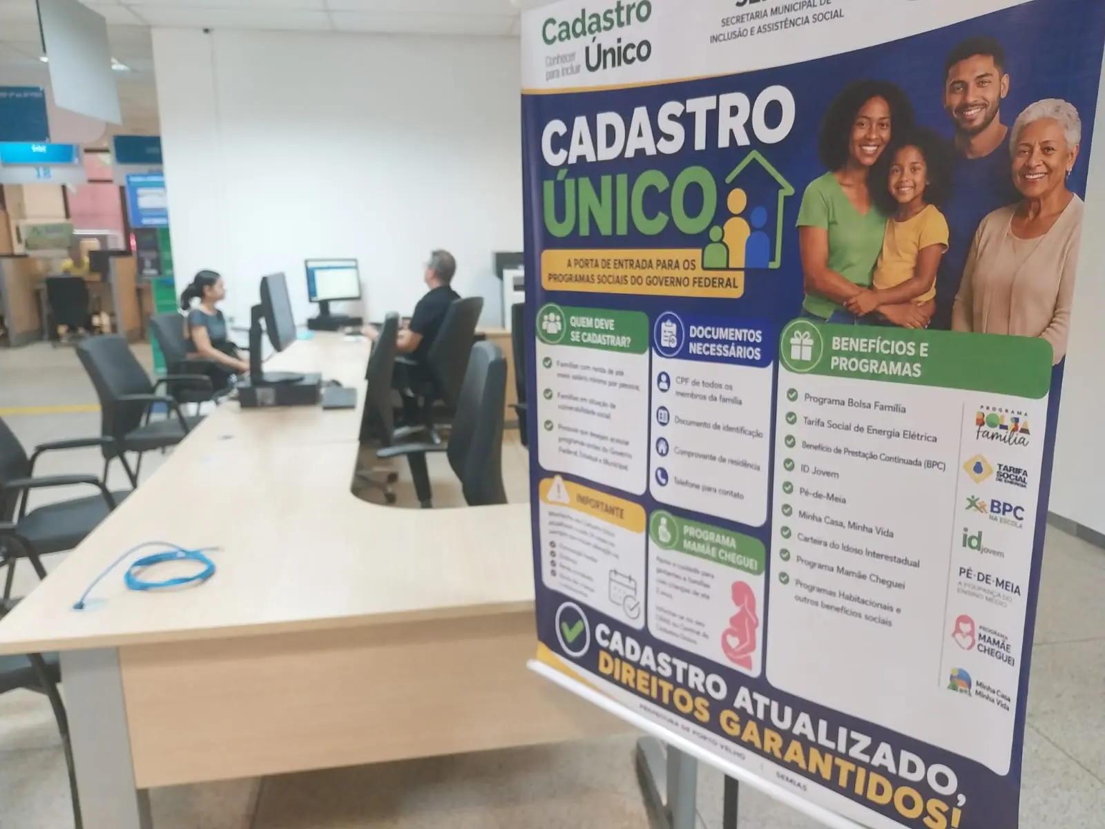 Prefeitura amplia rede de atendimento do Cadastro Único e fortalece acesso aos serviços em Porto Velho 
