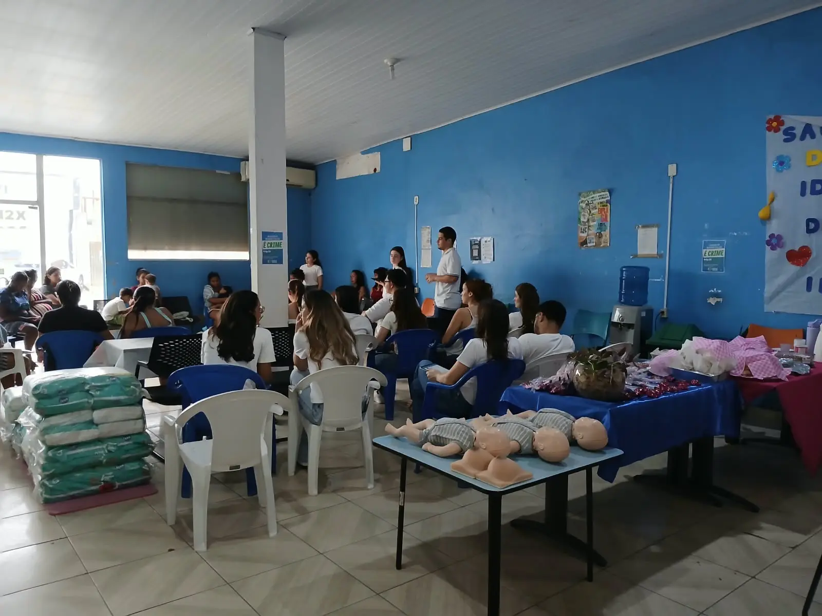 Cras Paulo Freire promove atividade sobre cuidados no puerpério e bem-estar materno-infantil