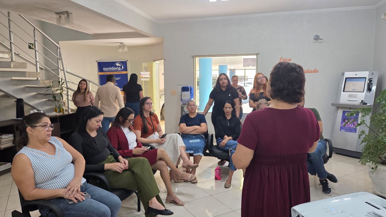 Encontro sempre um tema sobre orientação e importância da prevenção de acidente no trabalho