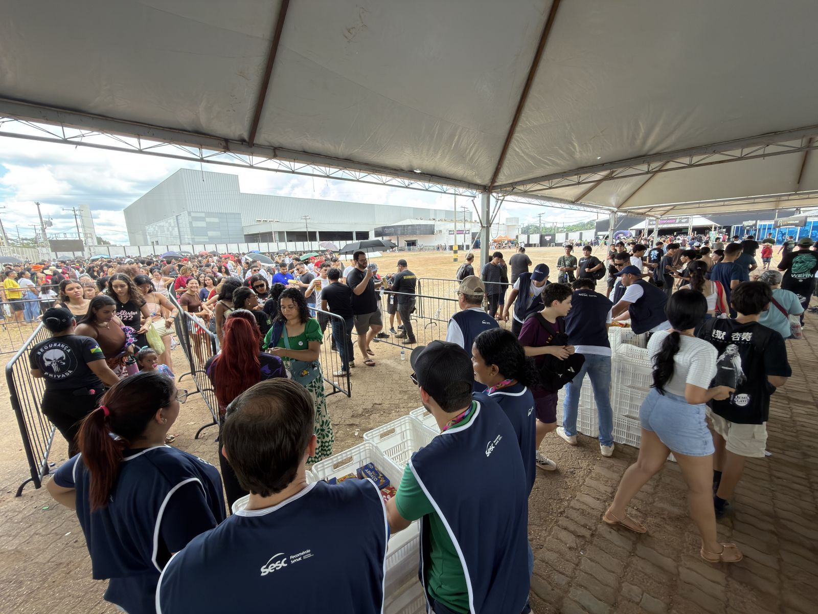 Organização garantiu fluidez na entrada e segurança aos participantes