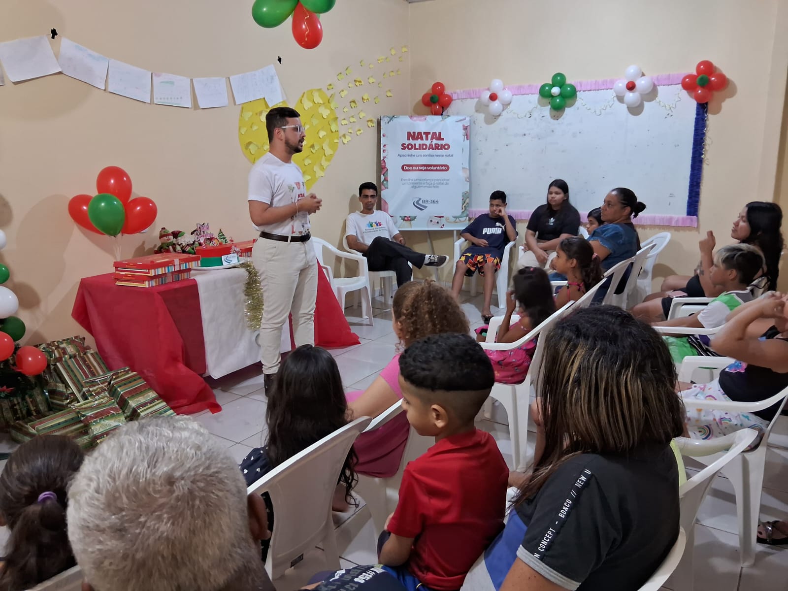 Ação trouxe momentos de acolhimento e alegria, reforçando os vínculos comunitários e familiares